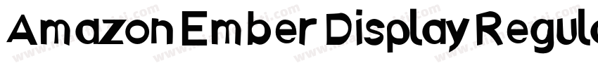 Amazon Ember Display Regular字体转换